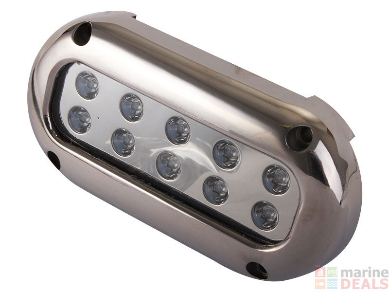 Buy Blue LED High Powered Underwater Light Stainless 10 x 3W LEDs