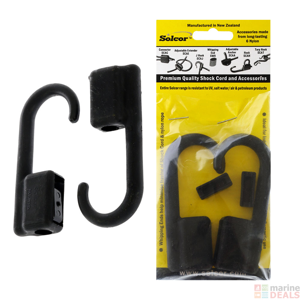 Buy Solcor Adjustable Shock Cord Hooks Qty 2 online at