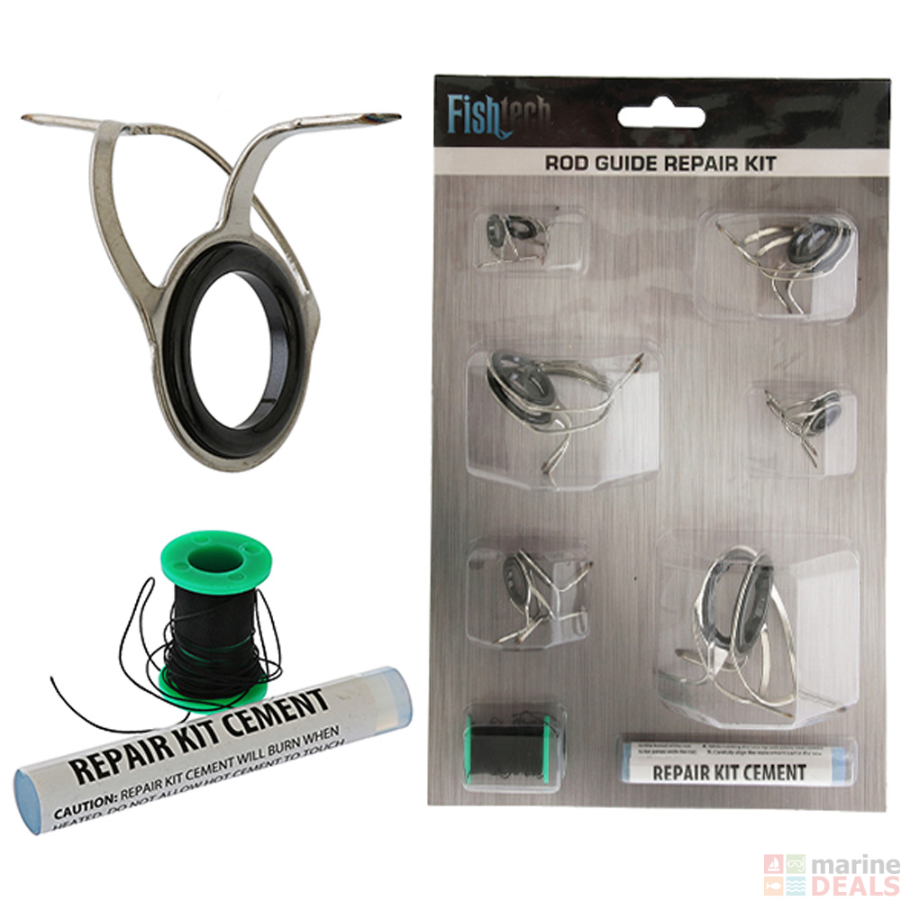 Buy Fishtech 12-Piece Rod Guide Repair Kit online at Marine-Deals.com.au - 105459