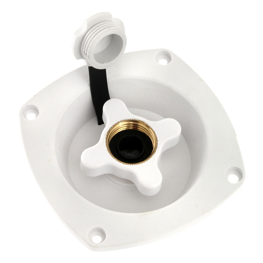 Buy Seaflo Water Inlet with Pressure Regulator White online at Marine