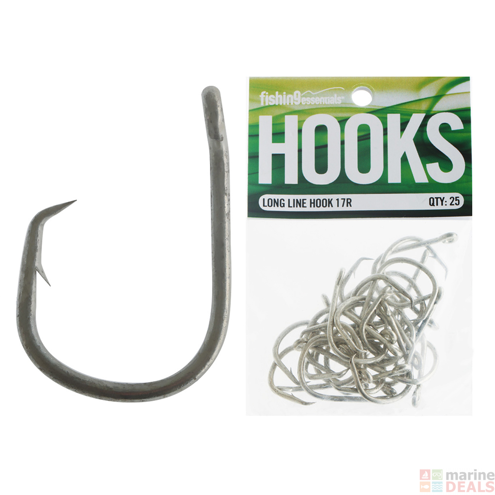 Buy Fishing Essentials 17R Longline Hooks Qty 25 online at MarineDeals