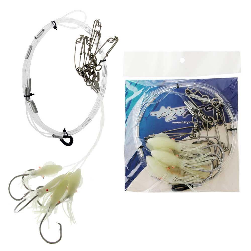 Buy H2O Pro 5-Hook Electric Deep Dropper Rig 16/0 with Shark Clip On ...