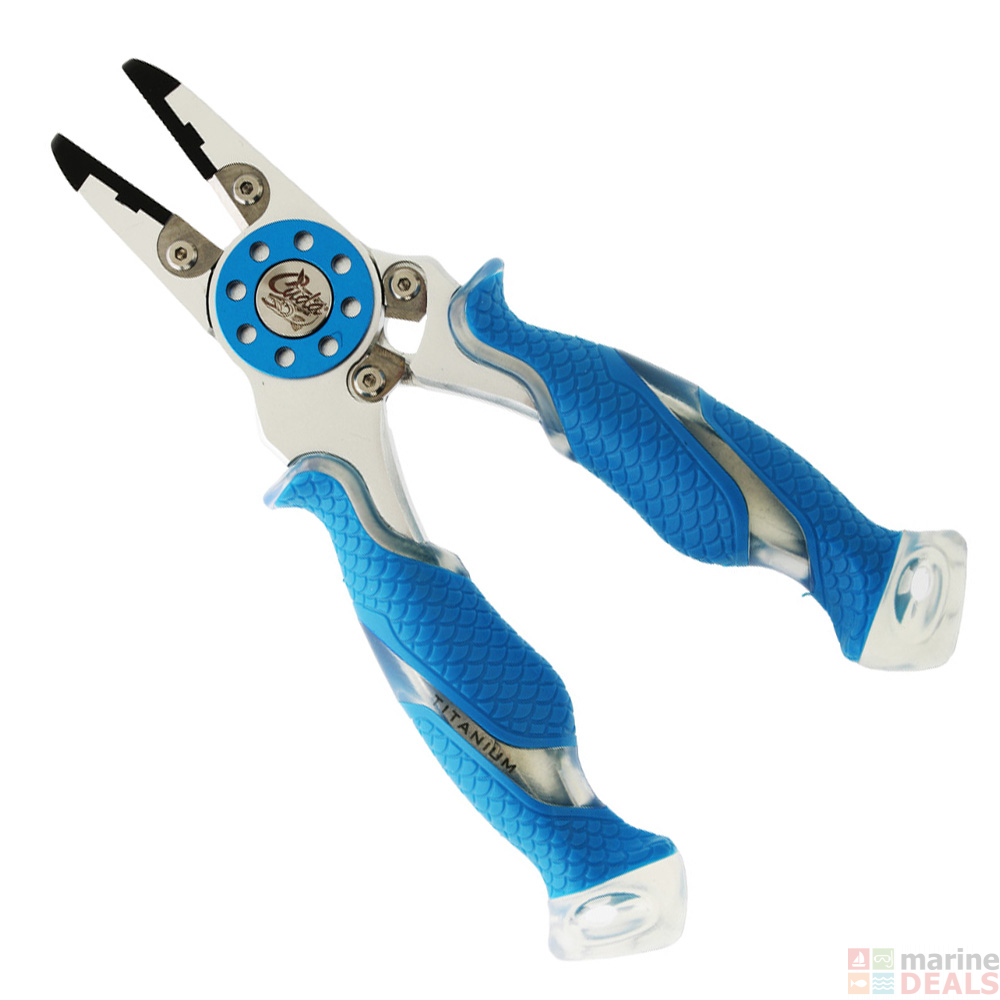 Buy Cuda Titanium Bonded Mono Braid Fishing Pliers With Wire Cutter 7 5in Online At Marine Deals Com Au