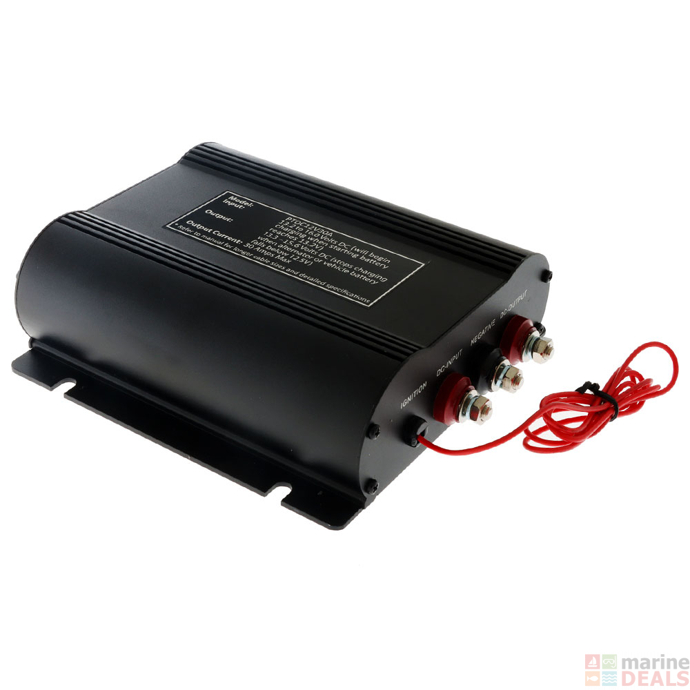 Buy PowerTrain DCDC 3 Stage Battery Charger 30A 12VDC online at Marine