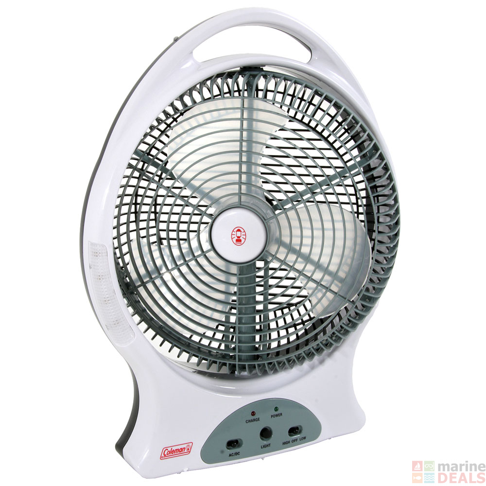 Buy Coleman Rechargeable Fan with LED Light 12