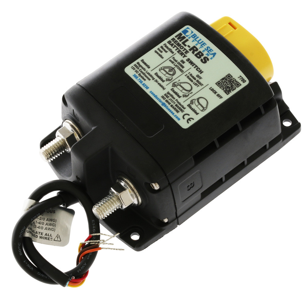 Buy Blue Sea MLRBS Remote Battery Switch with Manual Control 12VDC