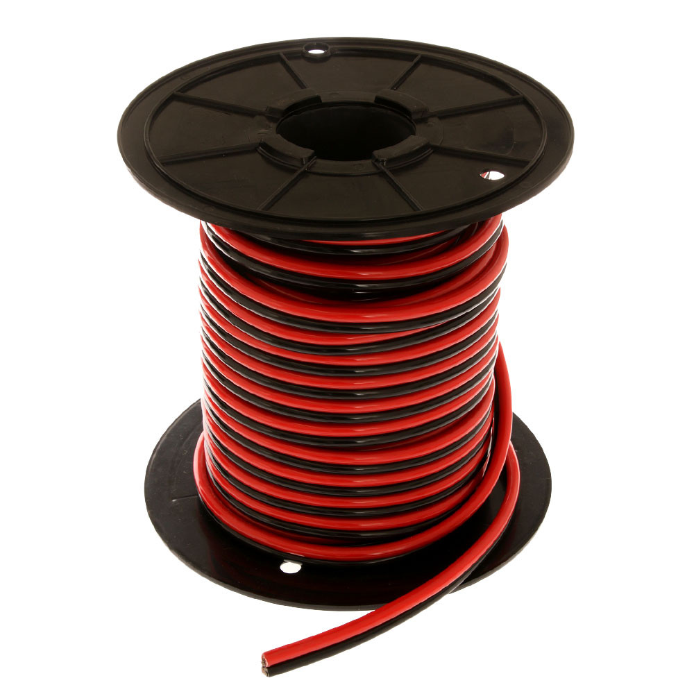 Buy Flexible Twin Core Marine Cable 25mm x 1m Red/Black online at