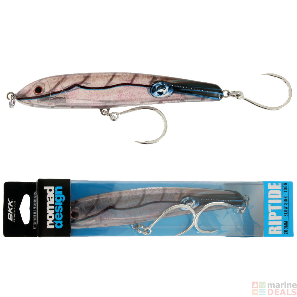Buy Nomad Design Riptide Slow Sinking Stickbait Lure 200mm Squid online ...