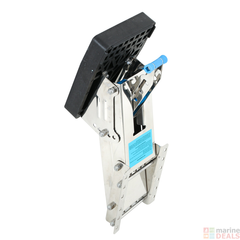 Buy Stainless Retractable Auxiliary Outboard Motor Bracket 20HP online