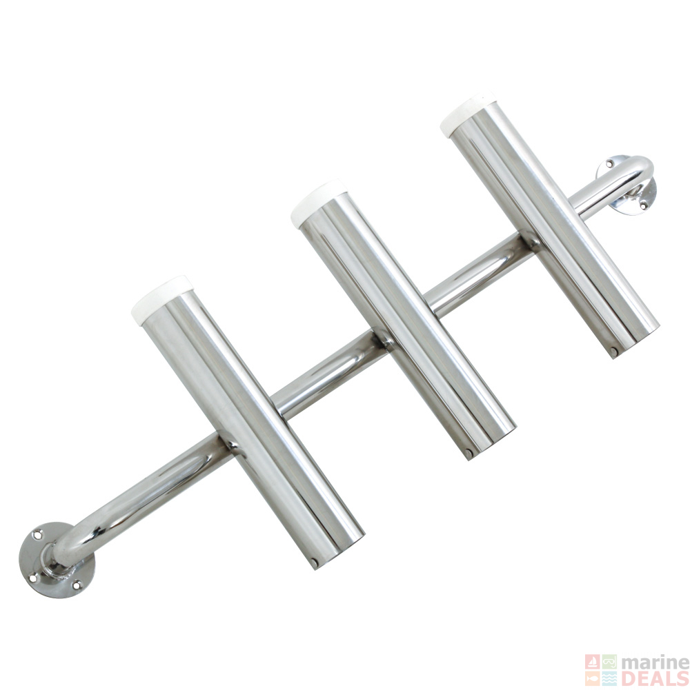Buy Stainless Steel Rod Holder Holds 3 Rods online at