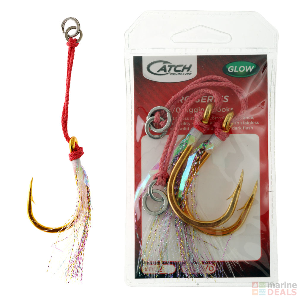 Buy Catch Stainless Jigging Assist Hooks 11 0 Qty 2 Online At Marine