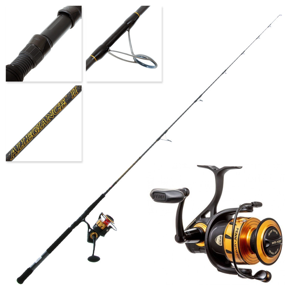 penn spinfisher vi spinning reel and fishing rod combo