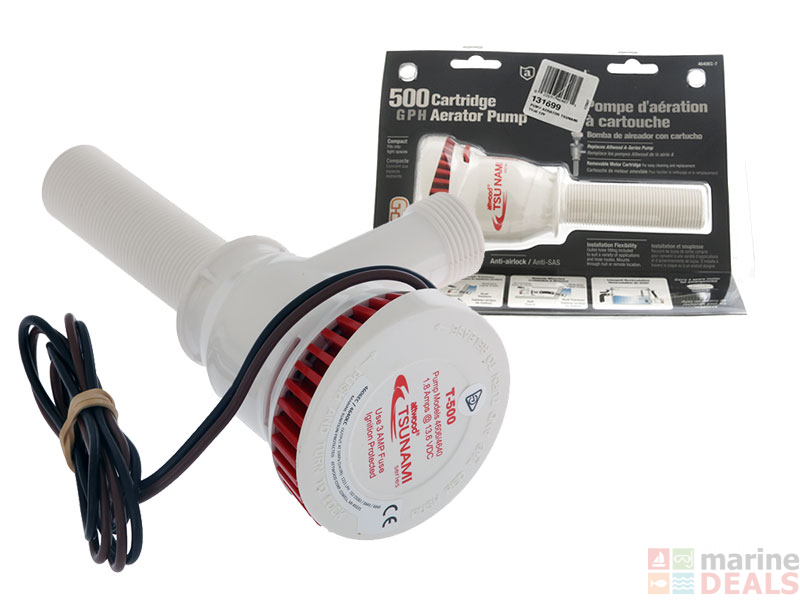 Tsunami bait pump clearance