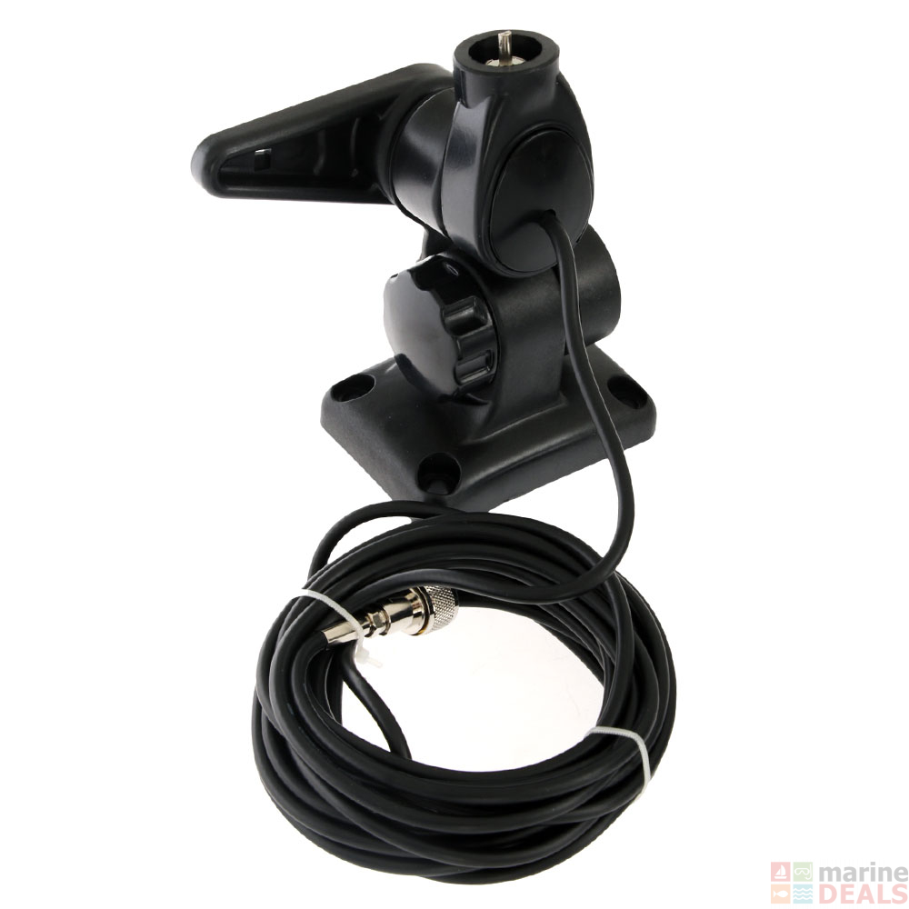Buy GME Abl012B Double Swivel Rectangular Antenna Base Black online at  Marine-Deals.com.au