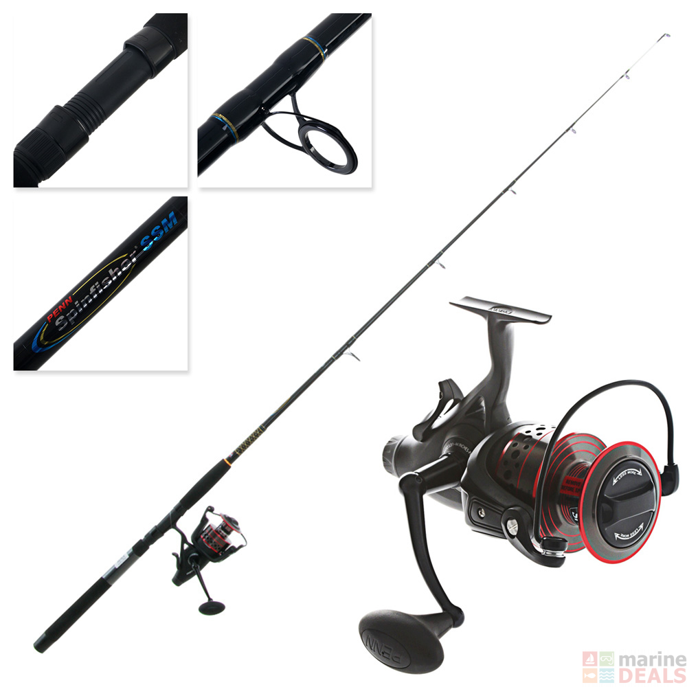 Buy Penn Fierce Ii 8000ll Live Liner And Spinfisher Ssm Boat Spin Combo 7ft 10 15kg 1pc Online At Marine Deals Com Au