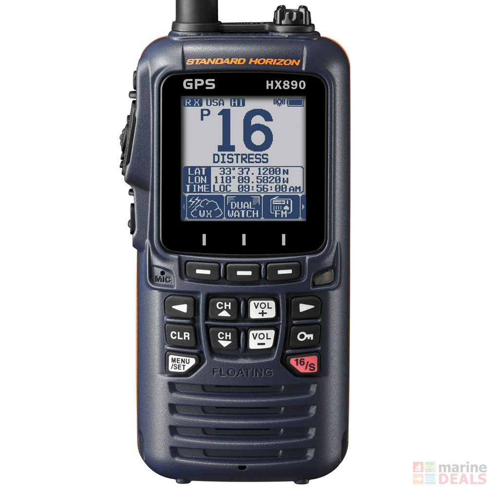 standard horizon hx300 floating handheld vhf radio