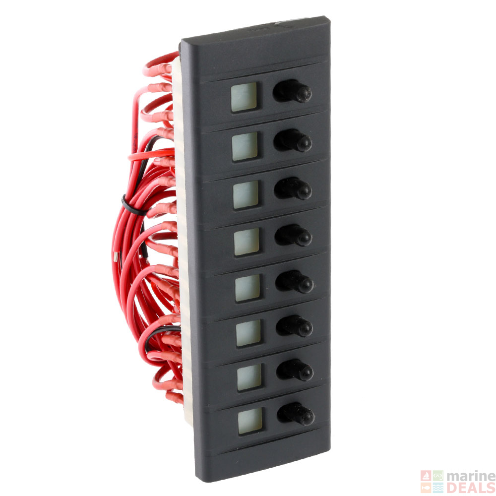 Buy Connex 8 Way Backlit Marine Switch Panel online at