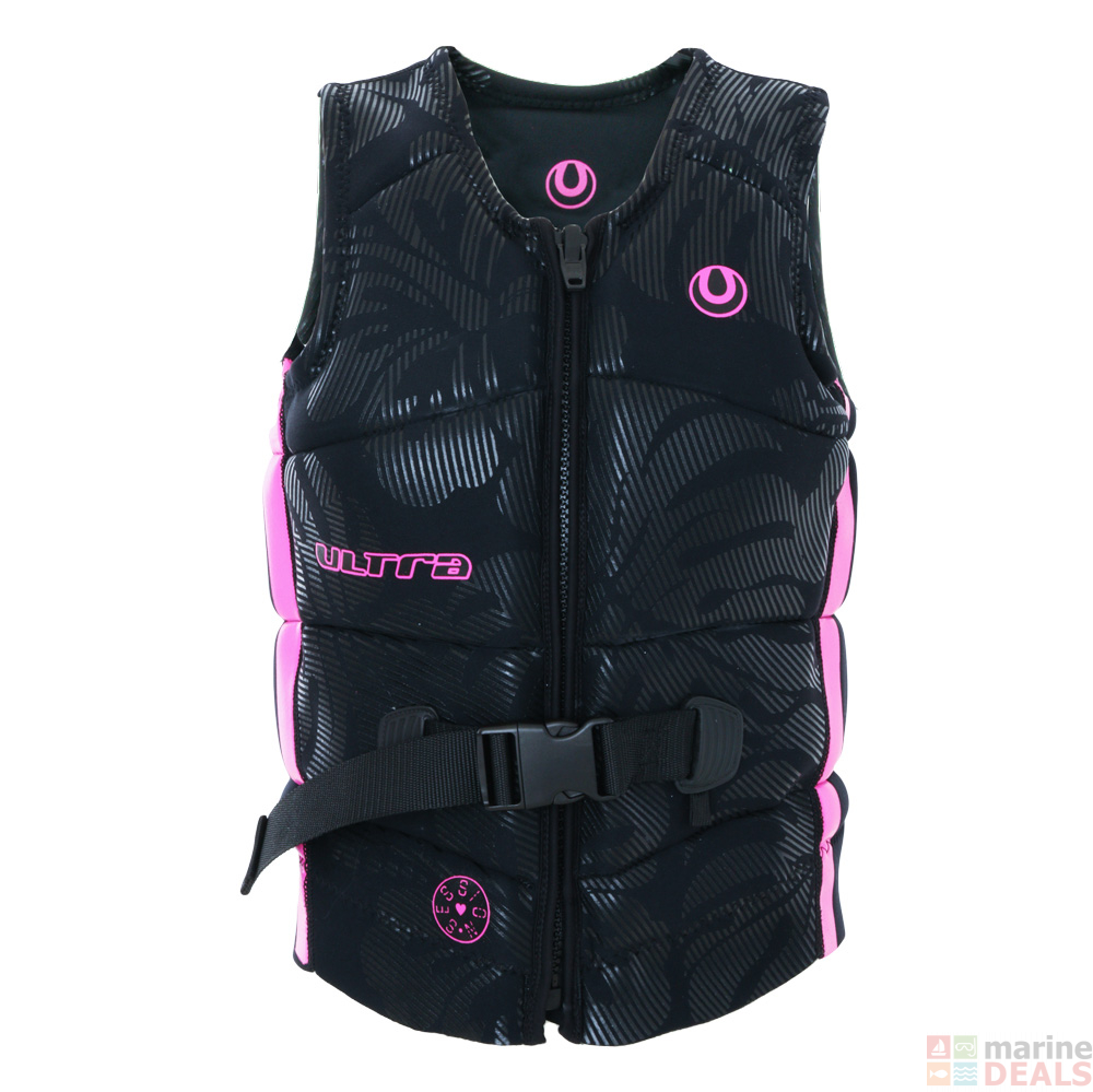 Buy Ultra Session Neoprene Womens Life Vest Black/Pink online at Marine