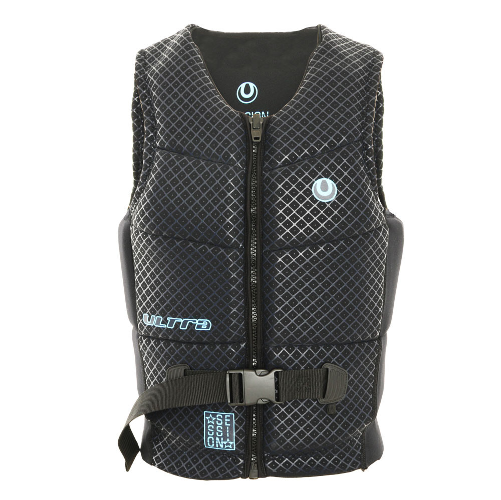 Buy Ultra Session Neoprene Mens Life Vest Black online at MarineDeals