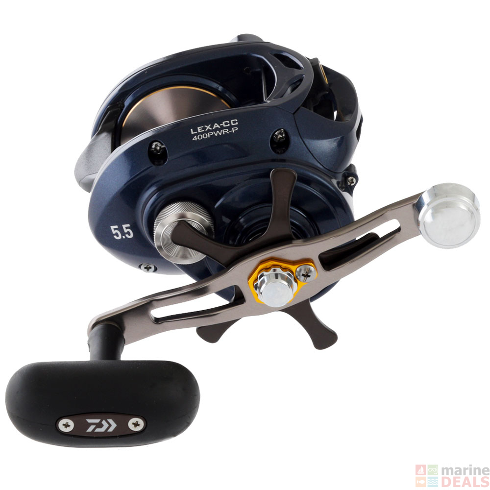 Buy Daiwa Lexa 400CC PWR-P Baitcaster Reel online at Marine-Deals.com.au