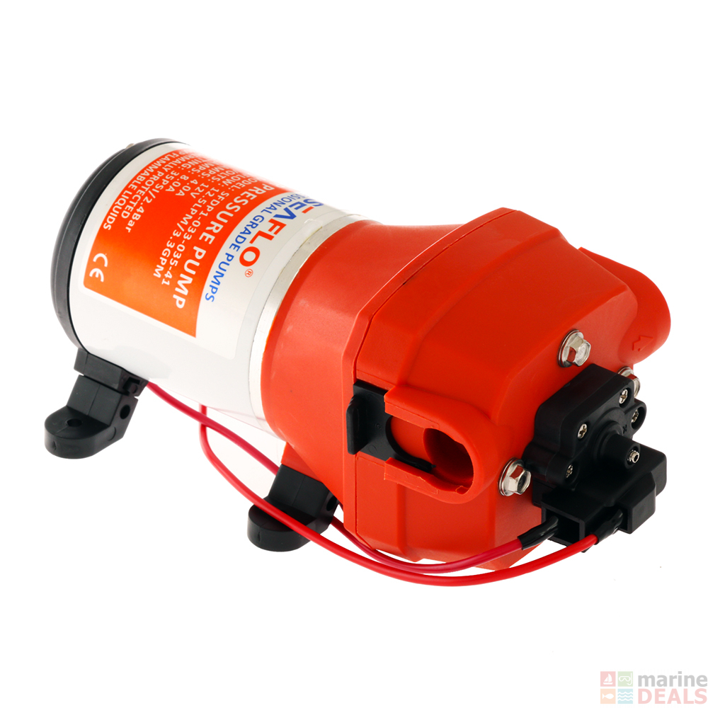 SEAFLO 53 Series DC Diaphragm Pump 12V/24V 15 26LPM 17 70PSI Fresh