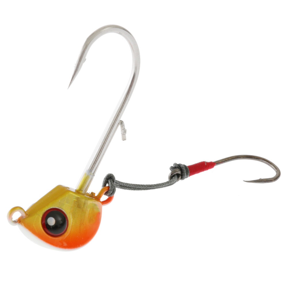 Buy Catch Stingaz Tenya Gripper Jig Head with Assist Hook Orange