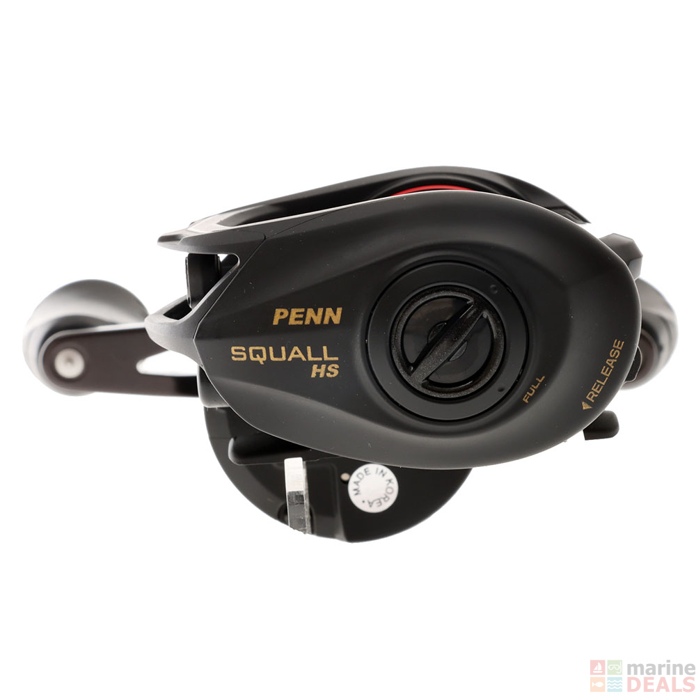 Buy Penn Squall Low Profile High Speed Baitcaster Reel Online At