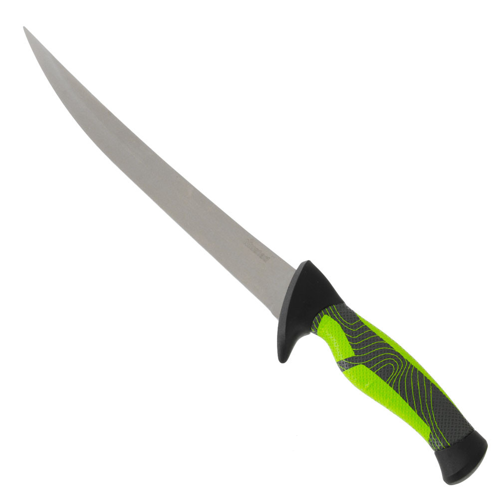 Mustad Premium Boning Knife Green 23cm Boning Knives Knives Fishing
