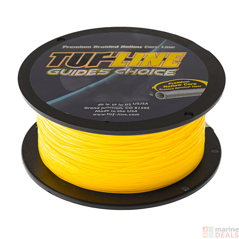 Buy TUF-Line Guides Choice Hollow Core Braid 274m 60lb Yellow online at ...