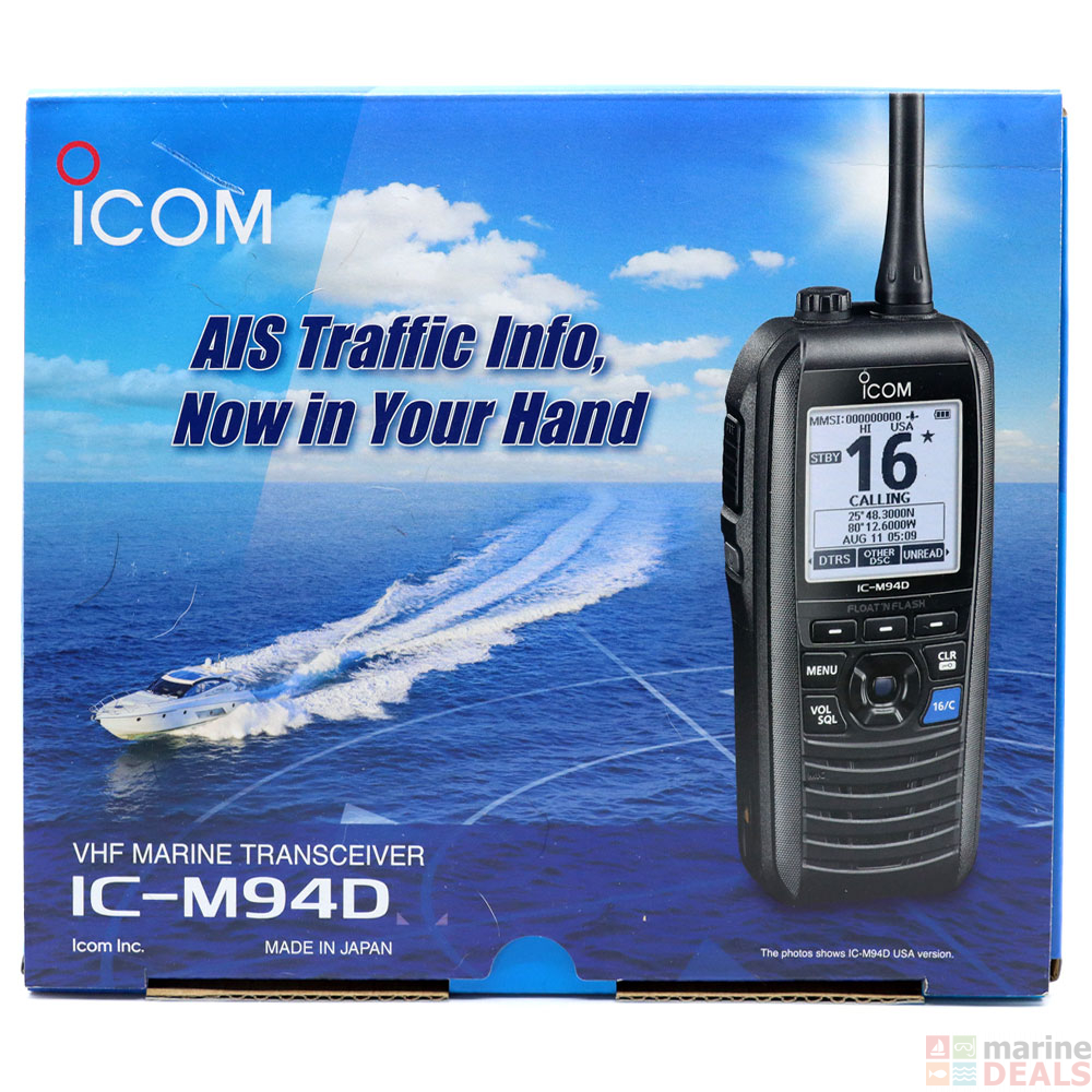 Buy M94DE Floating Handheld VHF Radio with AIS, GPS and DSC