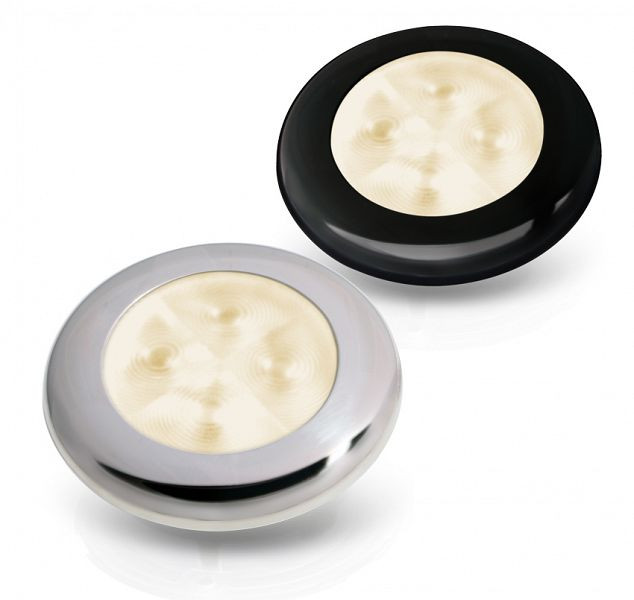 Lampe De Courtoisie LED Ronde HELLA MARINE Slim Line - Luminosité Améliorée, LED Bleue - Réf. 980502241 - Neuf