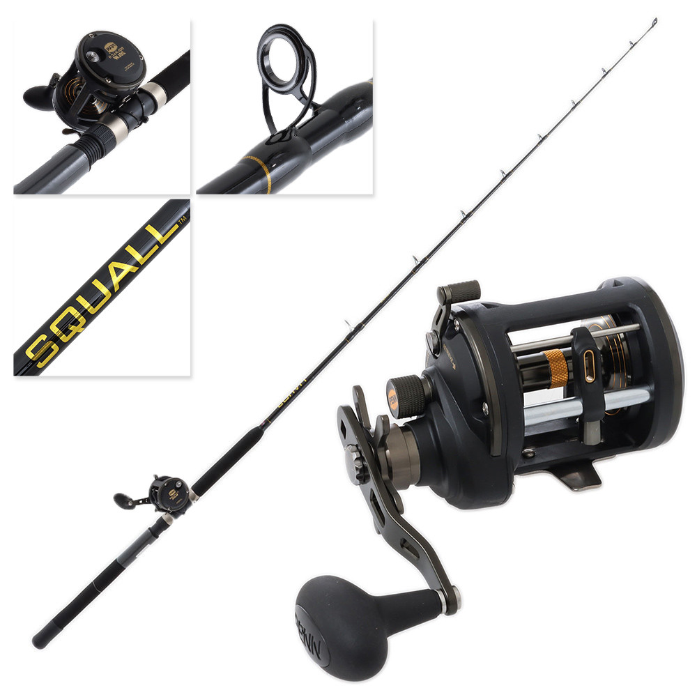 Penn Guerre Niveau Vent Moulinet Multiplicateur - Noir - Noir, N/A