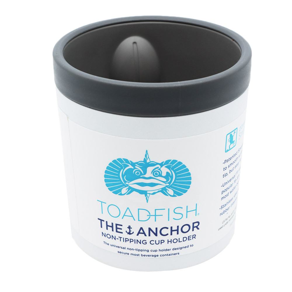 Buy Toadfish Anchor NonTipping Cup Holder White online at MarineDeals