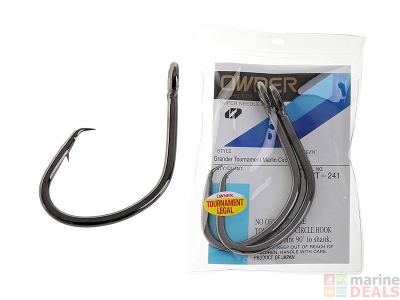 Buy Owner Grander Tournament Marlin Circle Hooks 12/0 Qty 2 online at ...