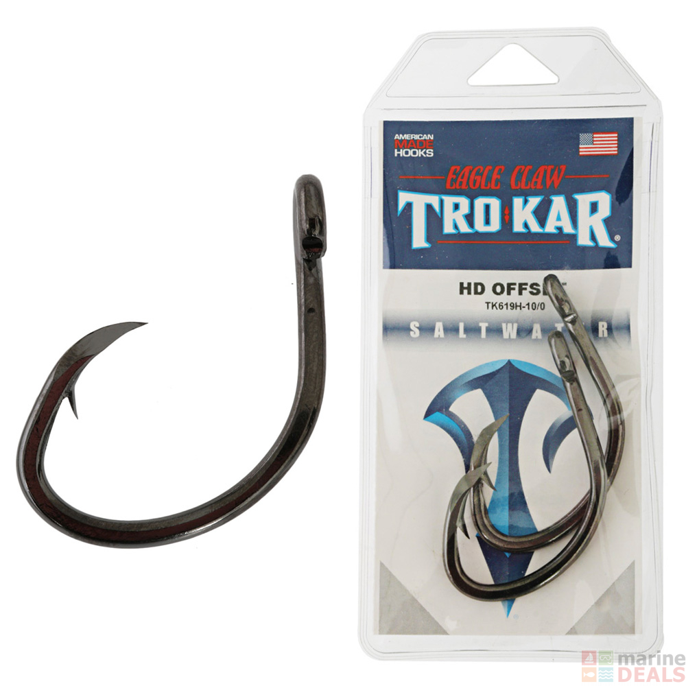 Buy Trokar TK619H Magnum Circle Offset Hooks online at Marine-Deals.com.au