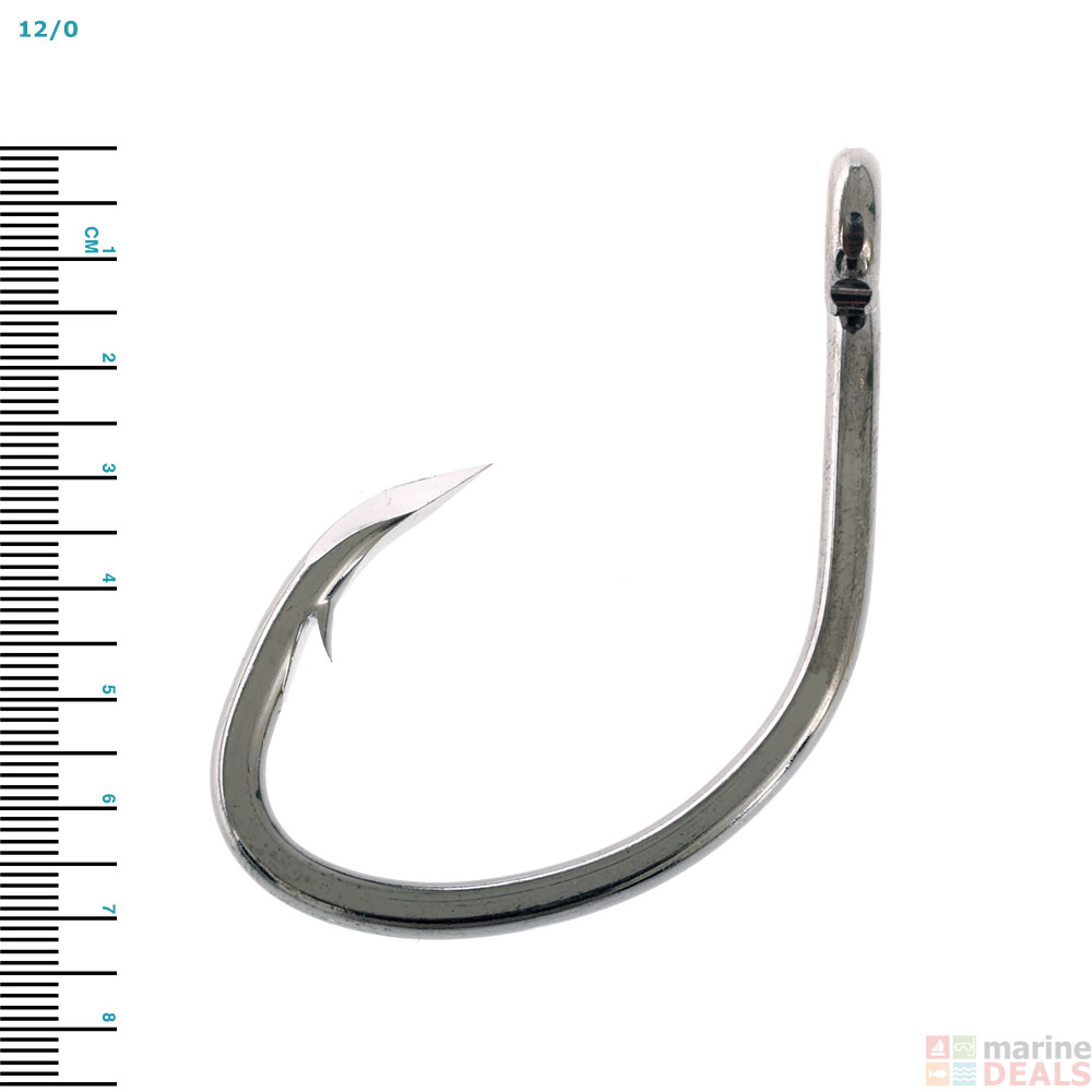 Buy Trokar TK619Hi Magnum Circle Non-Offset IGFA Hooks online at Marine-Deals.com.au