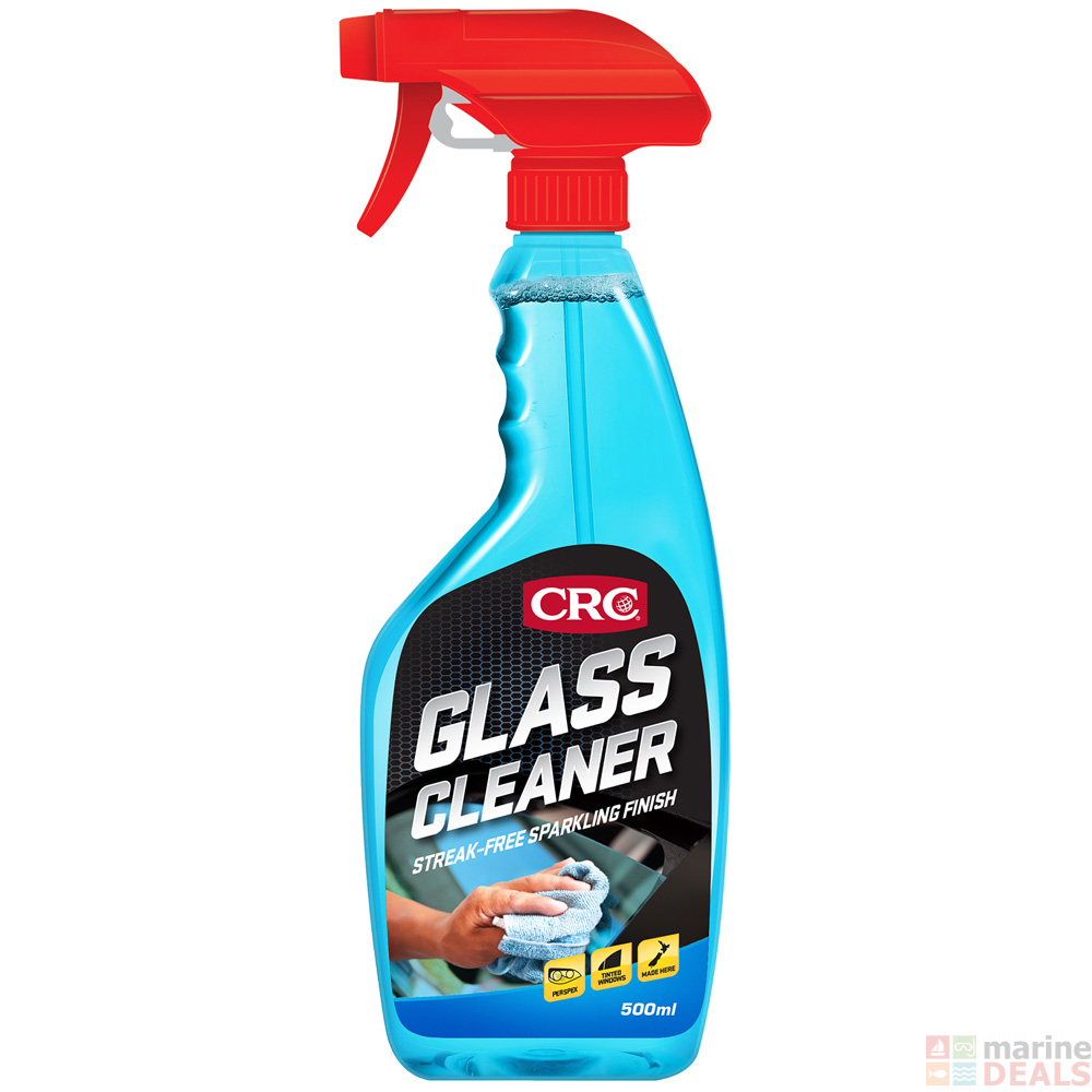 CRC Glass Cleaner Liquid Spray 500ml Cleaners Cleaning Boating