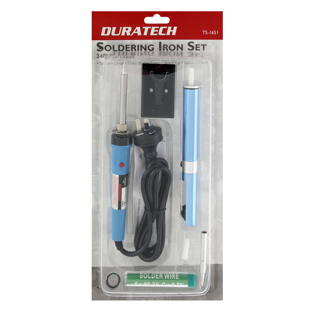 Buy Duratech 20/130W Soldering Iron Starter Kit online at MarineDeals