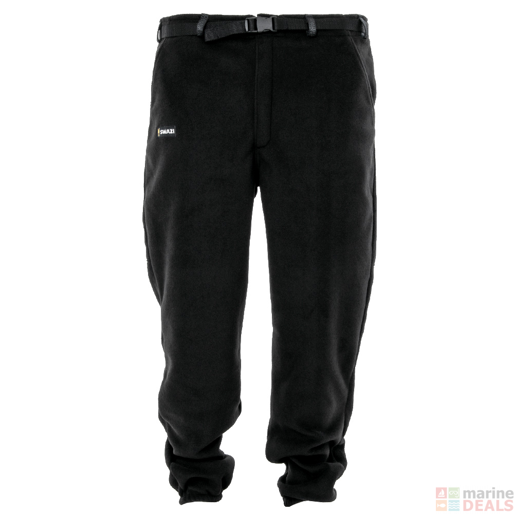Buy Swazi Driback Padded Fleece Pants Black online at Marine-Deals.com.au