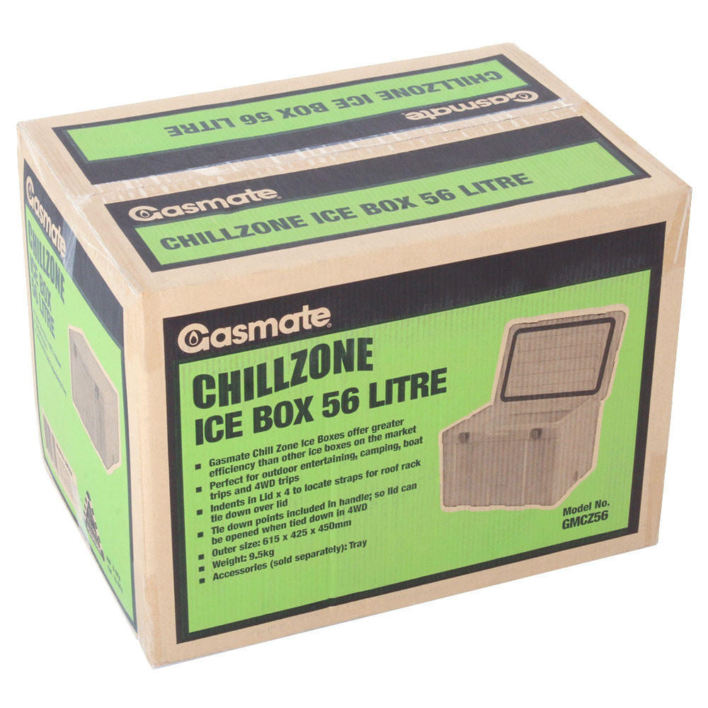 Buy Gasmate Chillzone Ice Box Chilly Bin 56L online at