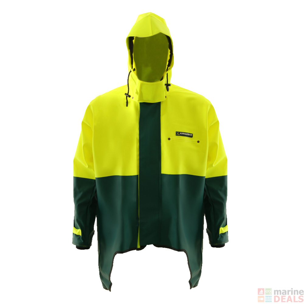 Buy Kaiwaka Aquaseal Fishermans Hi-Viz Parka online at Marine-Deals.com.au