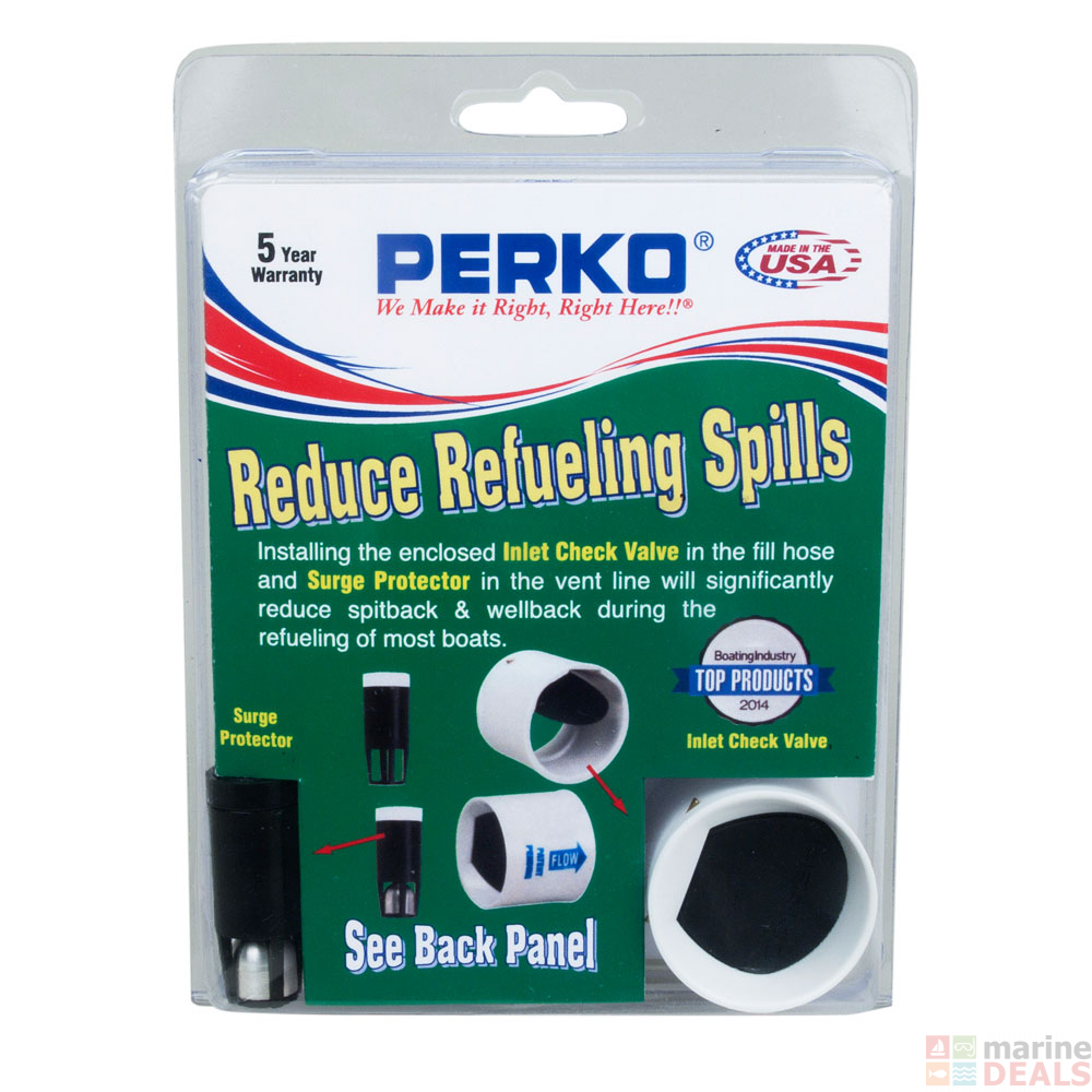 Buy Perko Inlet Check Valve And Surge Protector Combo Pack Online At Marine Deals Com Au