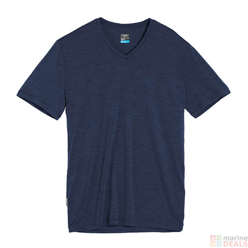 Buy Icebreaker Mens Merino Cool-Lite Sphere Short Sleeve V Neck T-Shirt ...