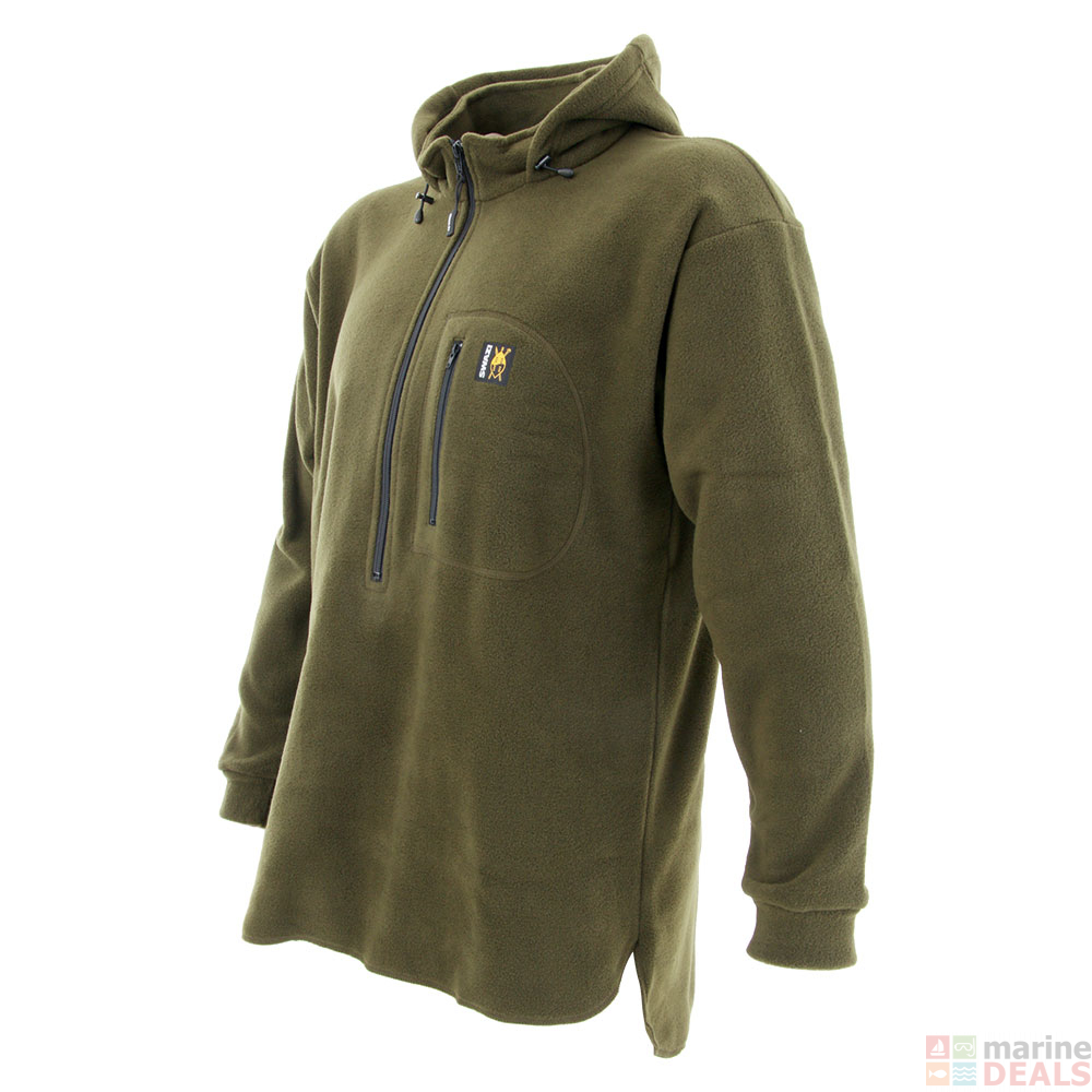 Buy Swazi The Hood Polar Fleece Hoodie Olive online at Marine-Deals.com.au