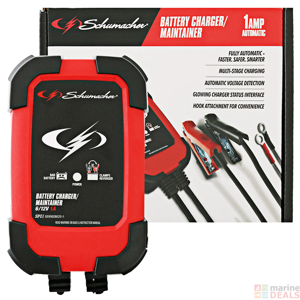 Buy Schumacher Electric SPI1 1A Battery Charger Maintainer online at