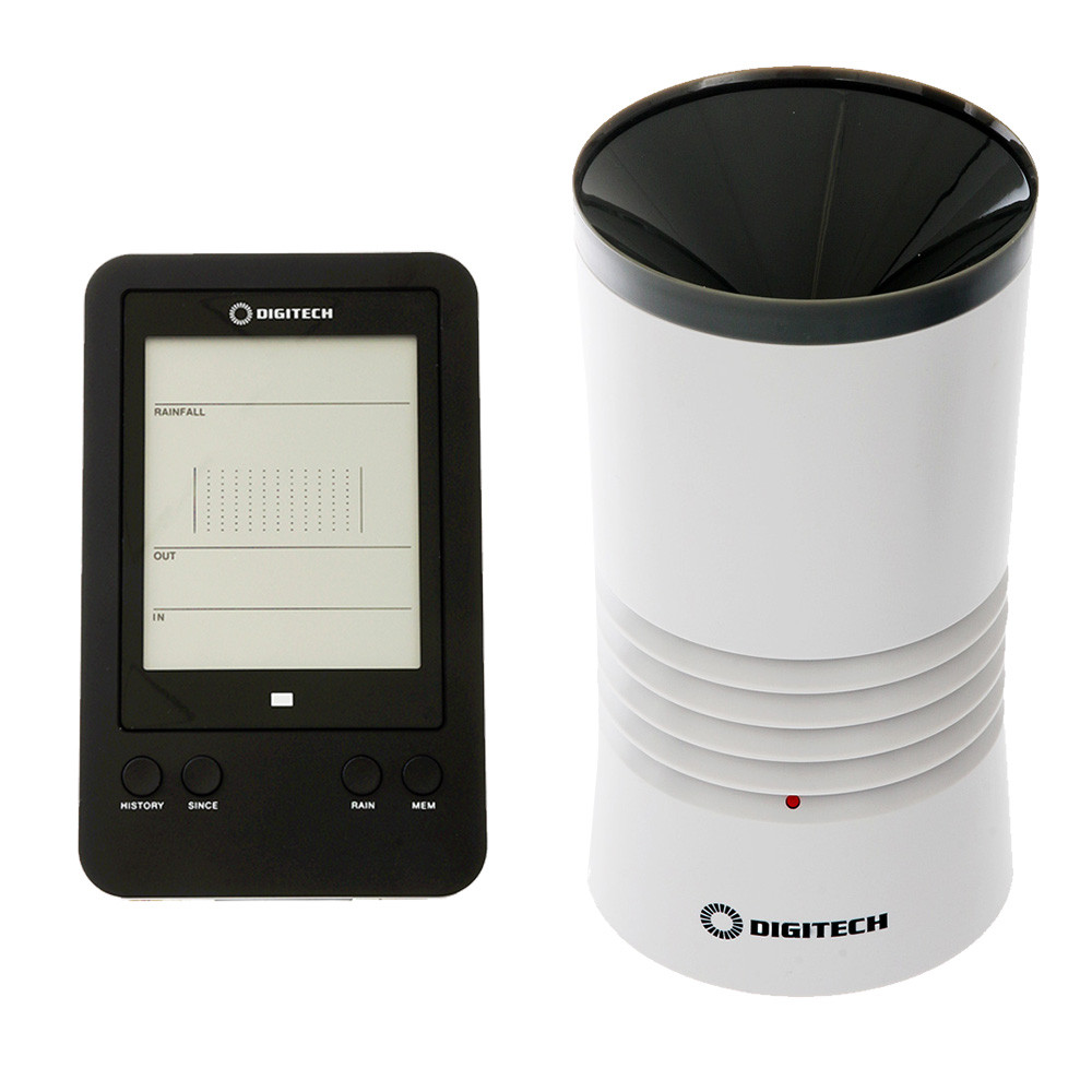 Buy Digitech Digital Rain Gauge with Temperature online at