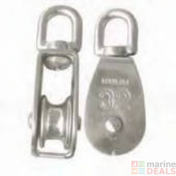 Buy Cleveco 316 Stainless Steel Rope Pulleys Single Sheave Swivel Eye
