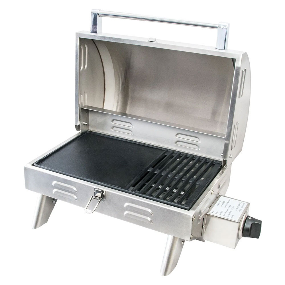 Buy Kiwi Sizzler Marine BBQ with Stainless Lid online at MarineDeals