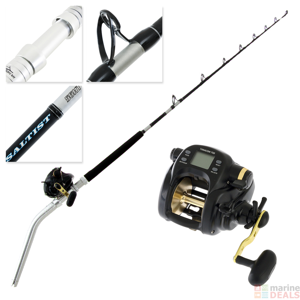 daiwa tanacom 750 power assist reel