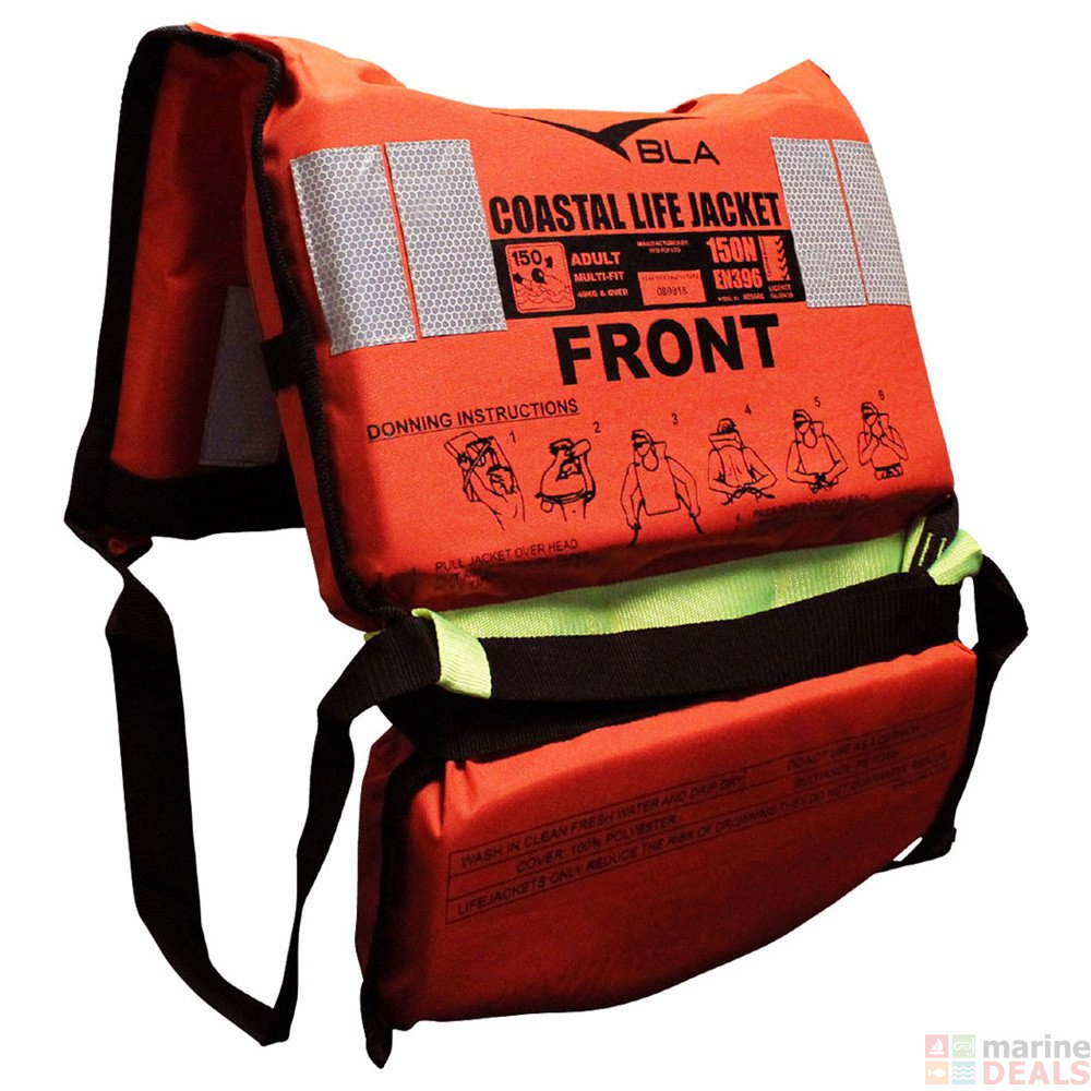 buy-bla-coastal-level-150-foam-life-jacket-online-at-marine-deals-au